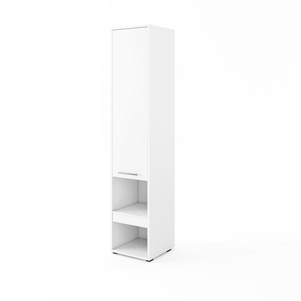 CP-07 Tall Storage Cabinet for Vertical Wall Bed Concept White Matt Tall Storage Cabinet 