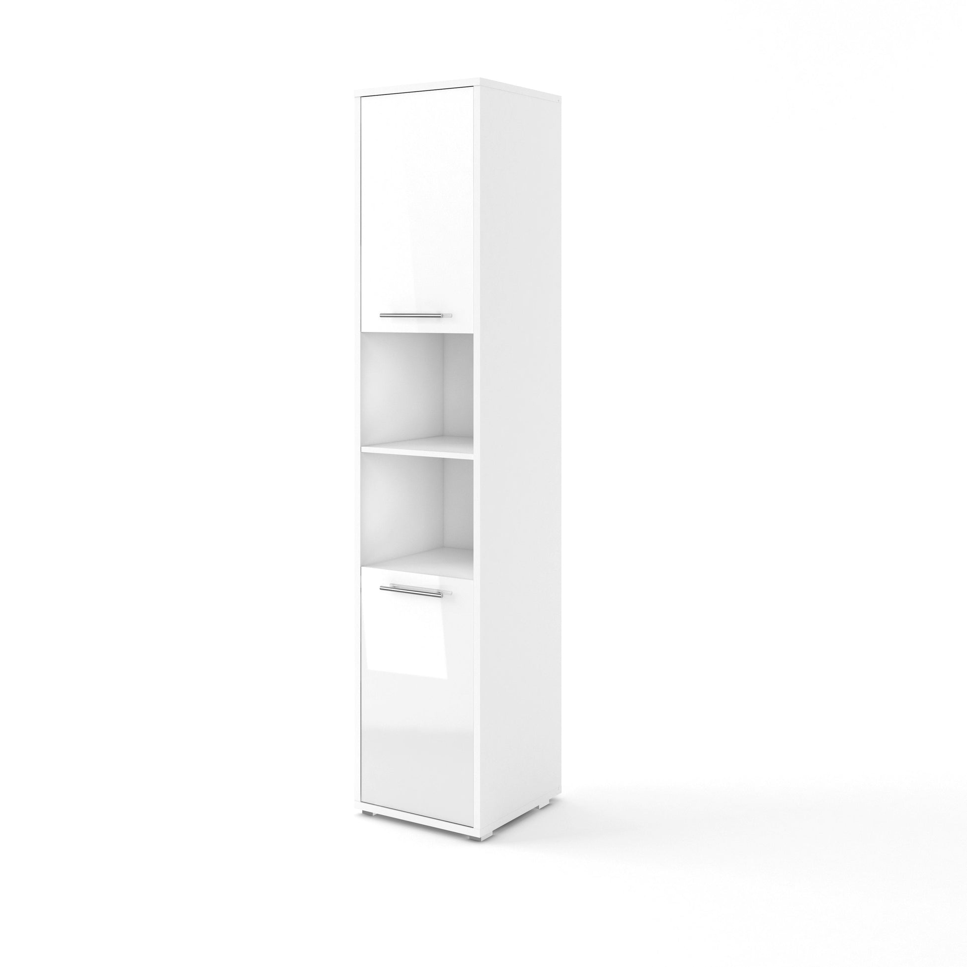 CP-08 Tall Storage Cabinet for Vertical Wall Bed Concept White Gloss Tall Storage Cabinet 