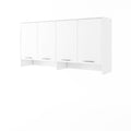 CP-11 Over Bed Unit for Horizontal Wall Bed Concept 90cm White Matt Wall Bed with Storage Unit 
