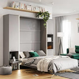 Double (140cm) Vertical Wall Bed (Spring Lift)