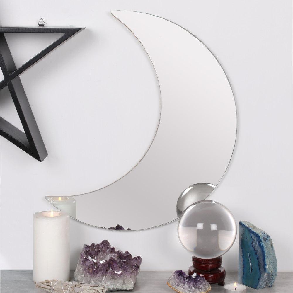 Crescent Moon Mirror-Mirrors