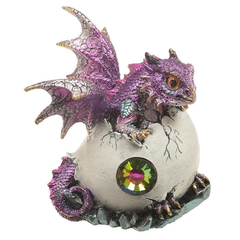 Crystal Birth Fantasy Nightmare Dragon Figurine-