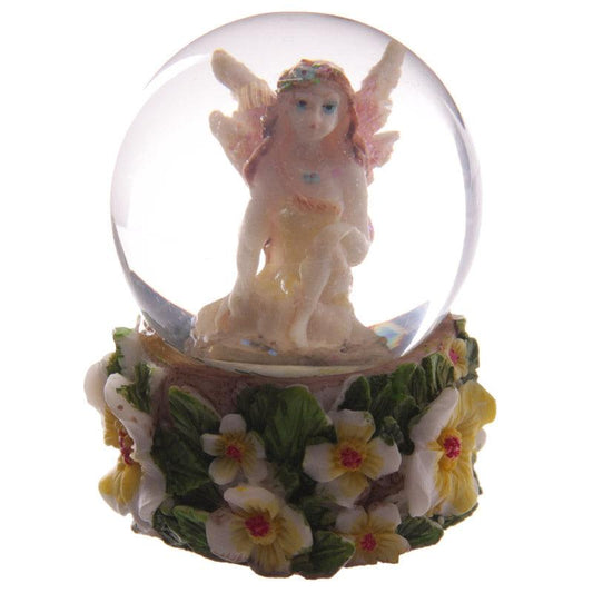 Cute Flower Fairy Mini Waterball Snow Globe-