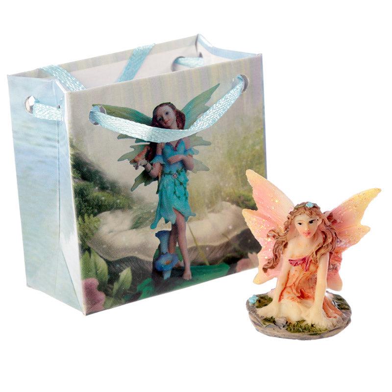 Cute Mini Flower Fairy Figurine in a Gift Bag - £6.0 - 