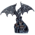 Dark Legends Wings of Magic Silver Castle Guardian Dragon-