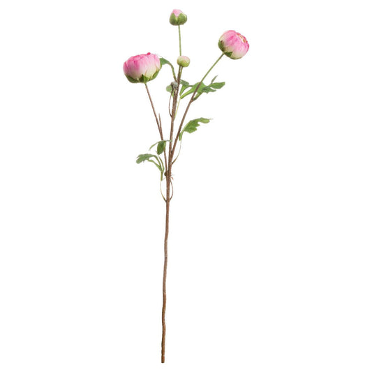 Dark Pink Ranunculus-Artificial Flowers