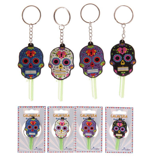 Day of the Dead Funky PVC Key Cover Key Chain - £5.0 - 