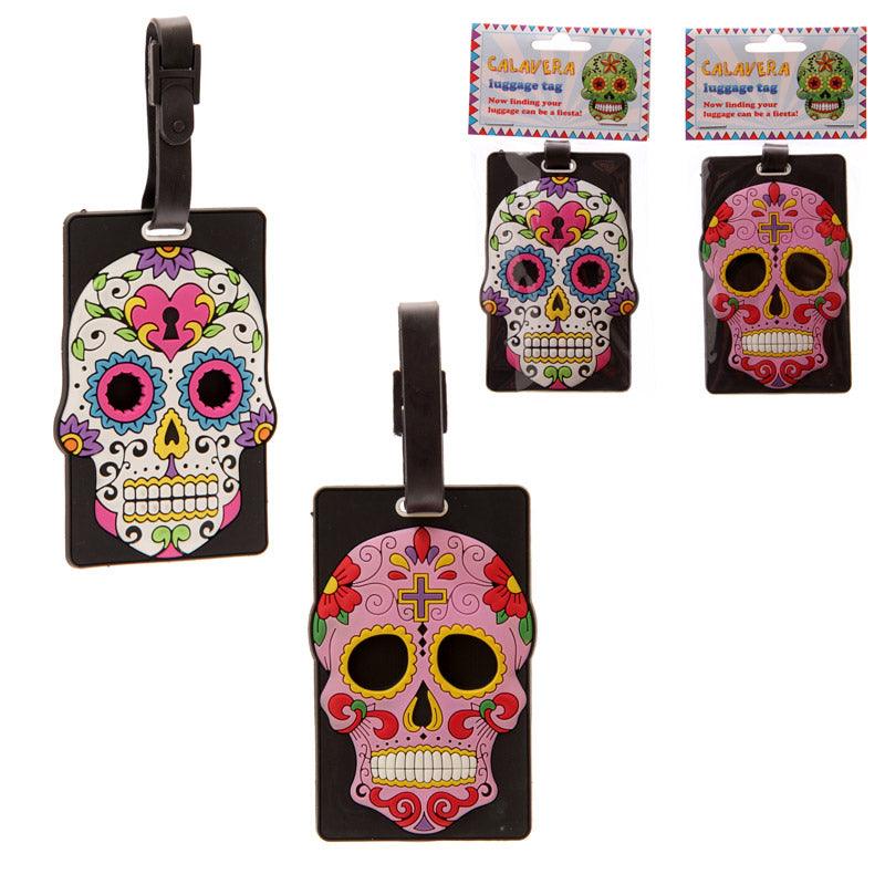 Day of the Dead Skull PVC Luggage Tag - £6.0 - 