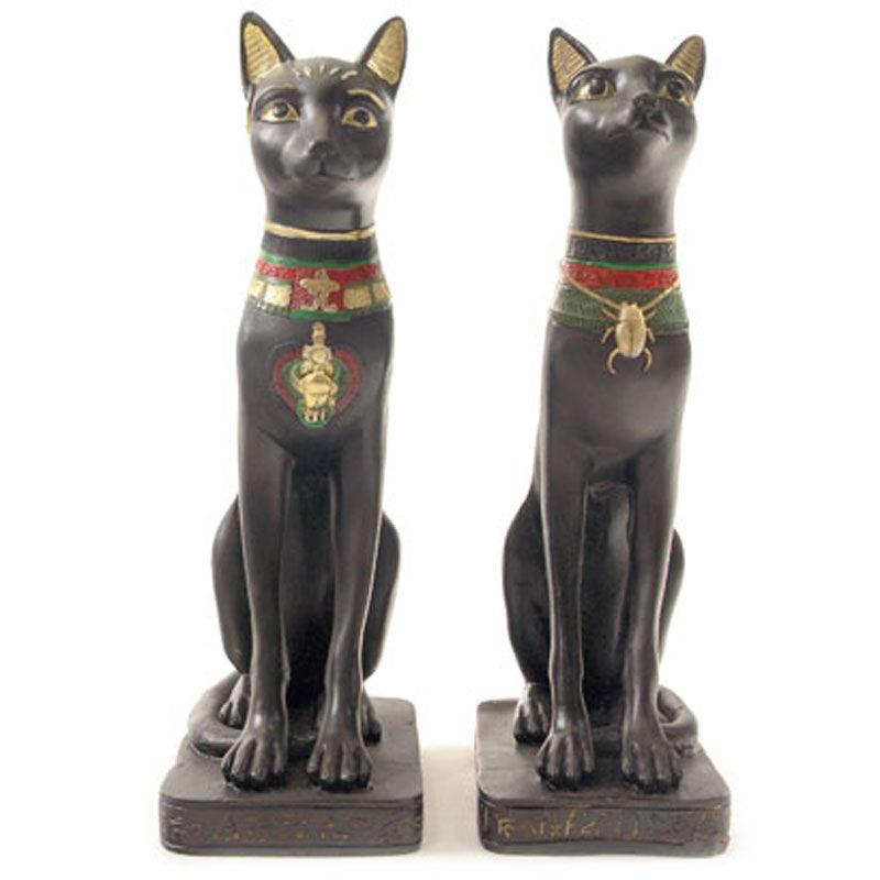 Decorative Black Bast Cat Egyptian Figurine - £13.49 - 