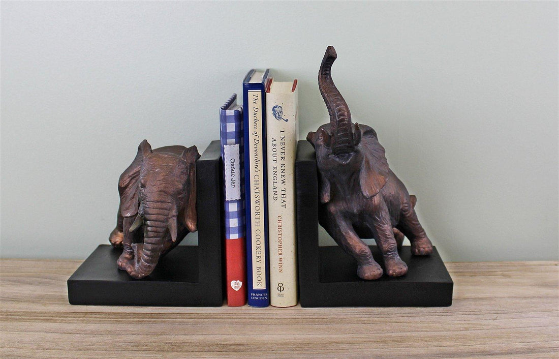 Decorative Bookends, Elephant Design - £89.99 - Bookends 