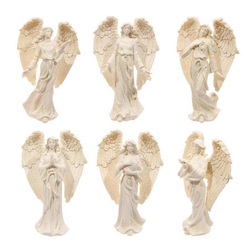 Decorative Cream Angel Standing 17cm Figurine - £11.99 - 