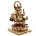 Decorative Gold and Red 14cm Ganesh Statue-