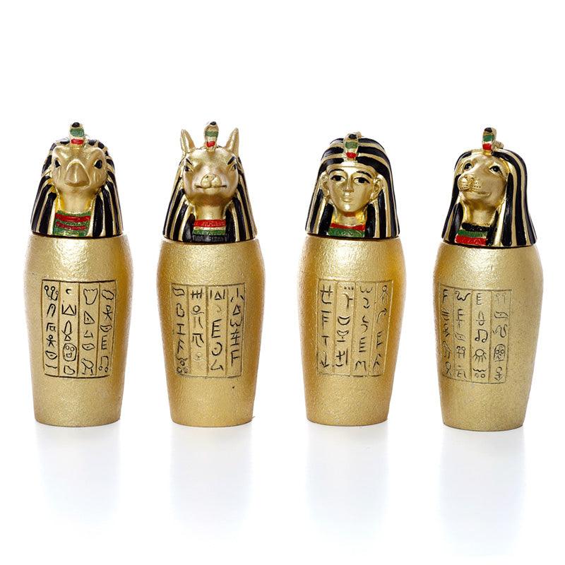 Decorative Gold Egyptian Canopic Jar Trinket Box - £7.99 - 