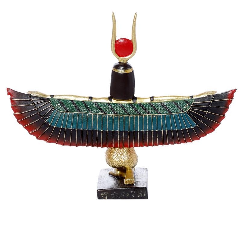 Decorative Gold Egyptian Winged Isis Figurine-