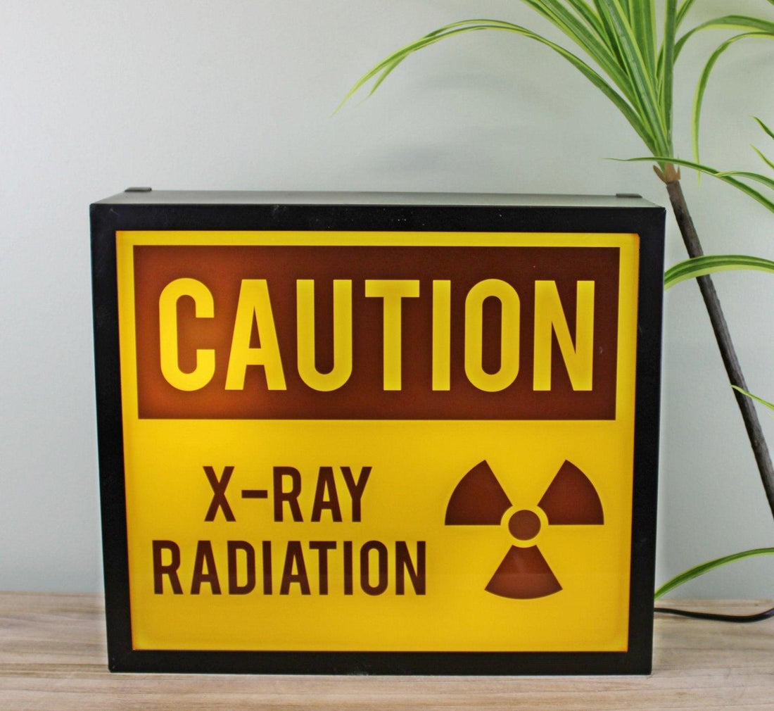 Decorative Lightbox, Caution X-Ray Radiation - £99.99 - Lightboxes 