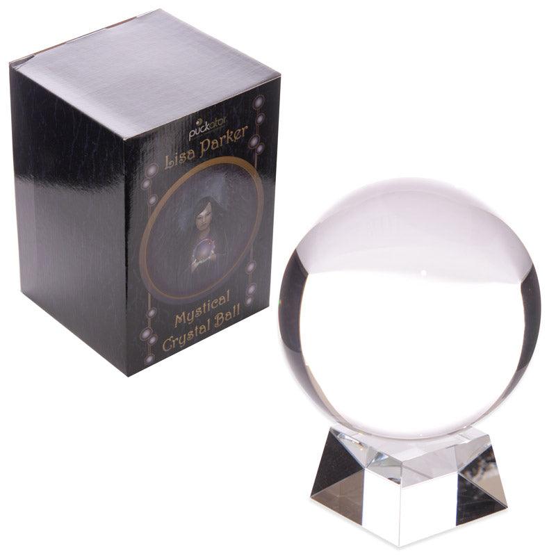 Decorative Mystical 14cm Crystal Ball with Stand - £72.99 - 