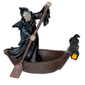 Decorative Ornament - The Reaper Ferryman of Death in Small Boat-