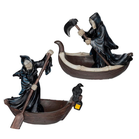 Decorative Ornament - The Reaper Ferryman of Death in Small Boat - £14.49 - 