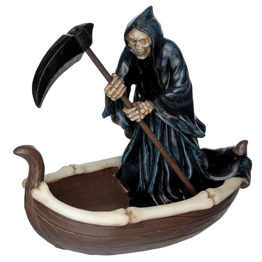 Decorative Ornament - The Reaper Ferryman of Death with Scythe - £23.49 - 