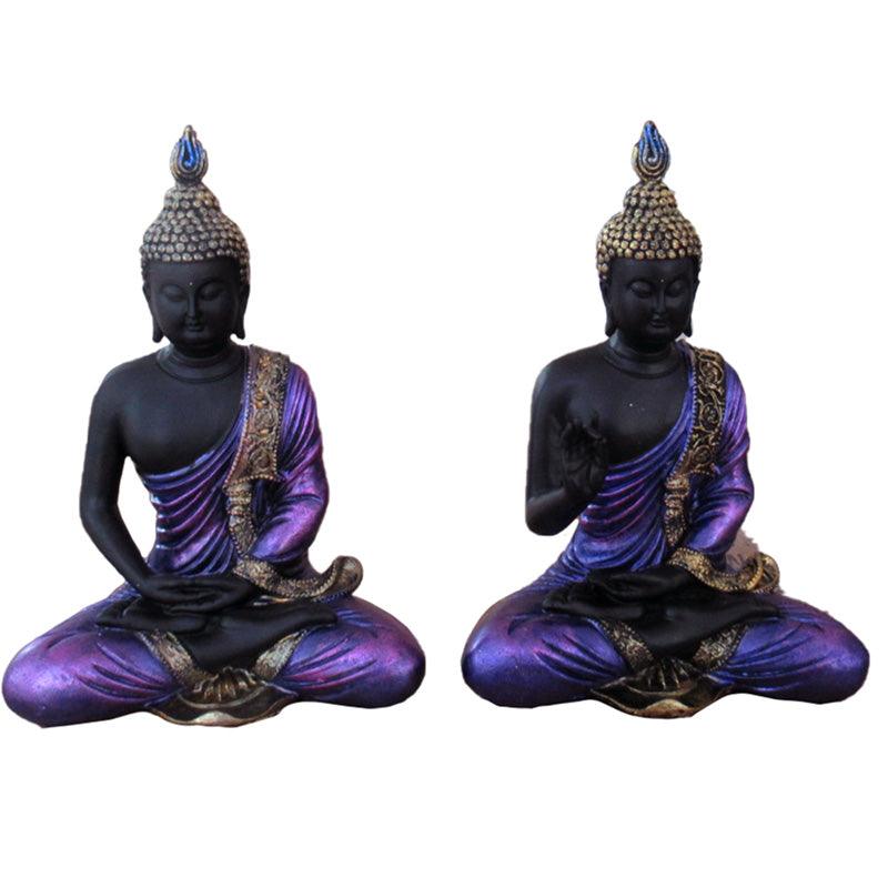 Decorative Purple and Black Buddha - Lotus - £24.99 - 