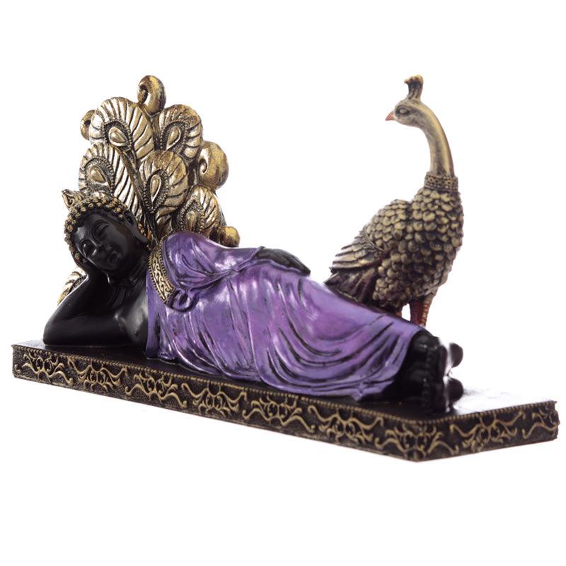 Decorative Purple and Black Buddha - Meditation-