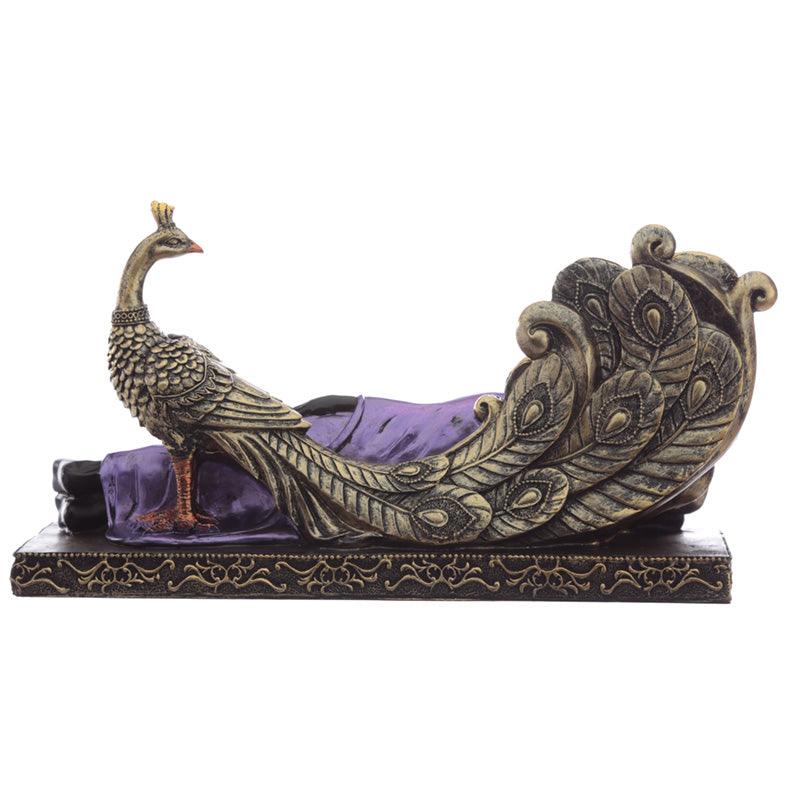 Decorative Purple and Black Buddha - Meditation-