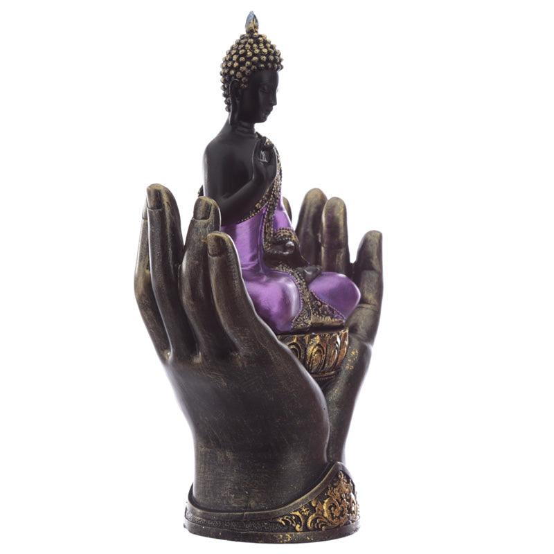 Decorative Purple and Black Buddha - Protector-