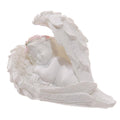 Decorative Rose Cherub Sleeping Figurine-