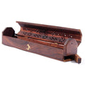 Decorative Sheesham Wood Box with Yin Yang Design-