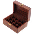 Decorative Sheesham Wood Carved Compartment Box Medium-Jewellery Storage Trinket Boxes