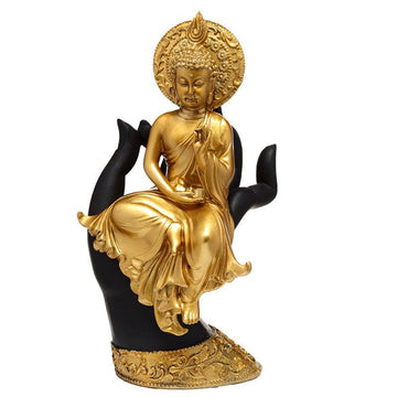 Decorative Thai Buddha Figurine - Gold Sitting in a Hand - £34.99 - 