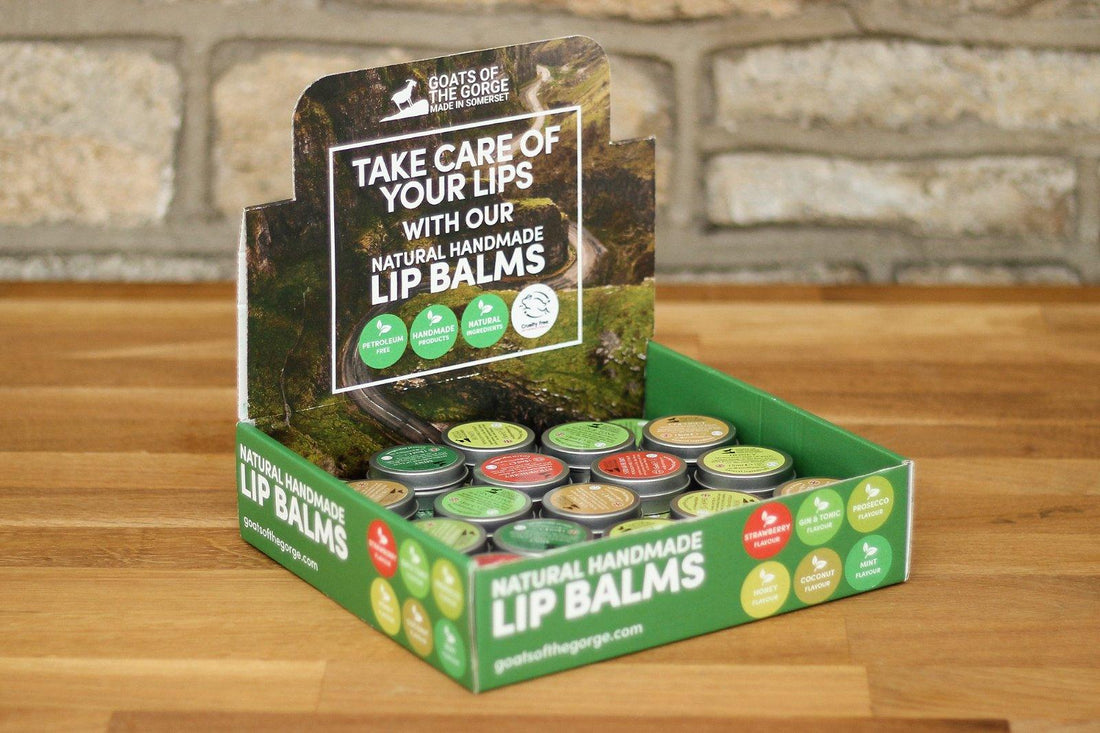 Display Box of 30 Lip Balms 6x5 - £118.99 - Creams & Lip Balms 