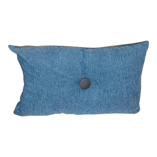 Double Side Rectangular Scatter Cushion Grey 45cm - £26.99 - Throw Pillows 