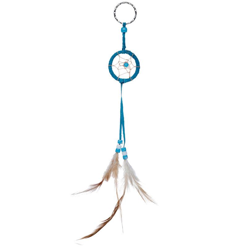 Dreamcatcher Keyring - Mini Feathers with Beads - £6.0 - 