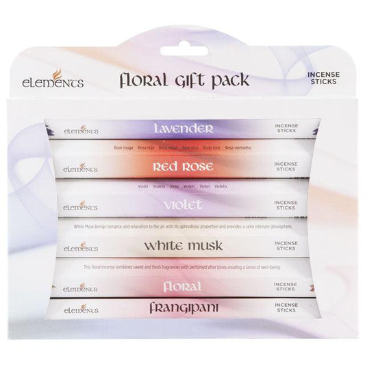 Elements Floral Fragrances Incense Stick Gift Pack - £8.5 - Elements 