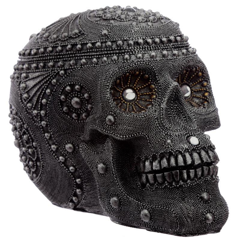 Fantasy Beaded Large Skull Ornament - £25.49 - 