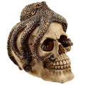 Fantasy Bronze Octopus Skull Ornament-