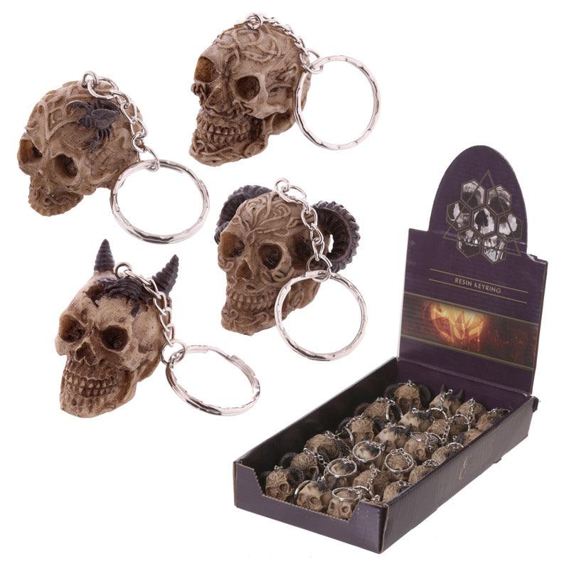 Fantasy Celtic Skull Head Key Chain - £6.0 - 