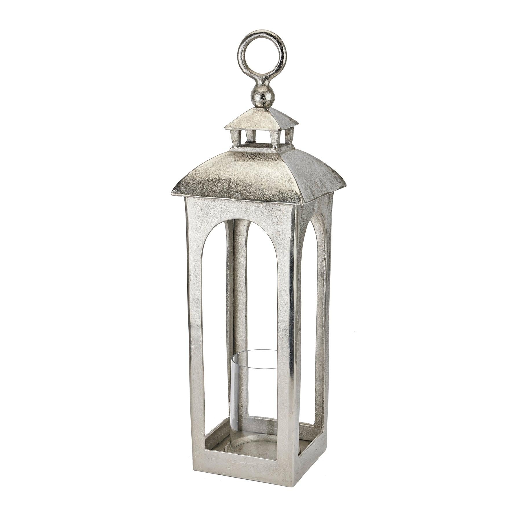 Farrah Collection Cast Aluminium Loop Top Lantern - £129.95 - Lighting > Lanterns > Lighting 
