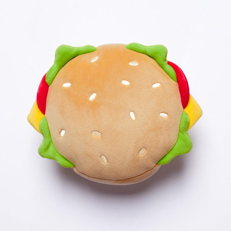Fast Food Burger Relaxeazzz Plush Round Travel Pillow & Eye Mask Set - £13.99 - Travel Pillow Eye Mask Set 