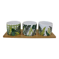 Fernology Ceramic and Wooden Mezze Set - £38.99 - Kitchen Storage 
