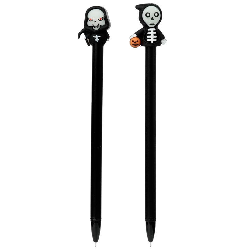 Fine Tip Pen with Topper - Glow in the Dark Ghouls & Skeletons - £5.0 - 