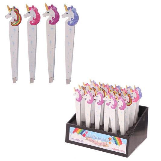 Fun Unicorn Rainbow Design Metal Tweezers - £5.0 - 
