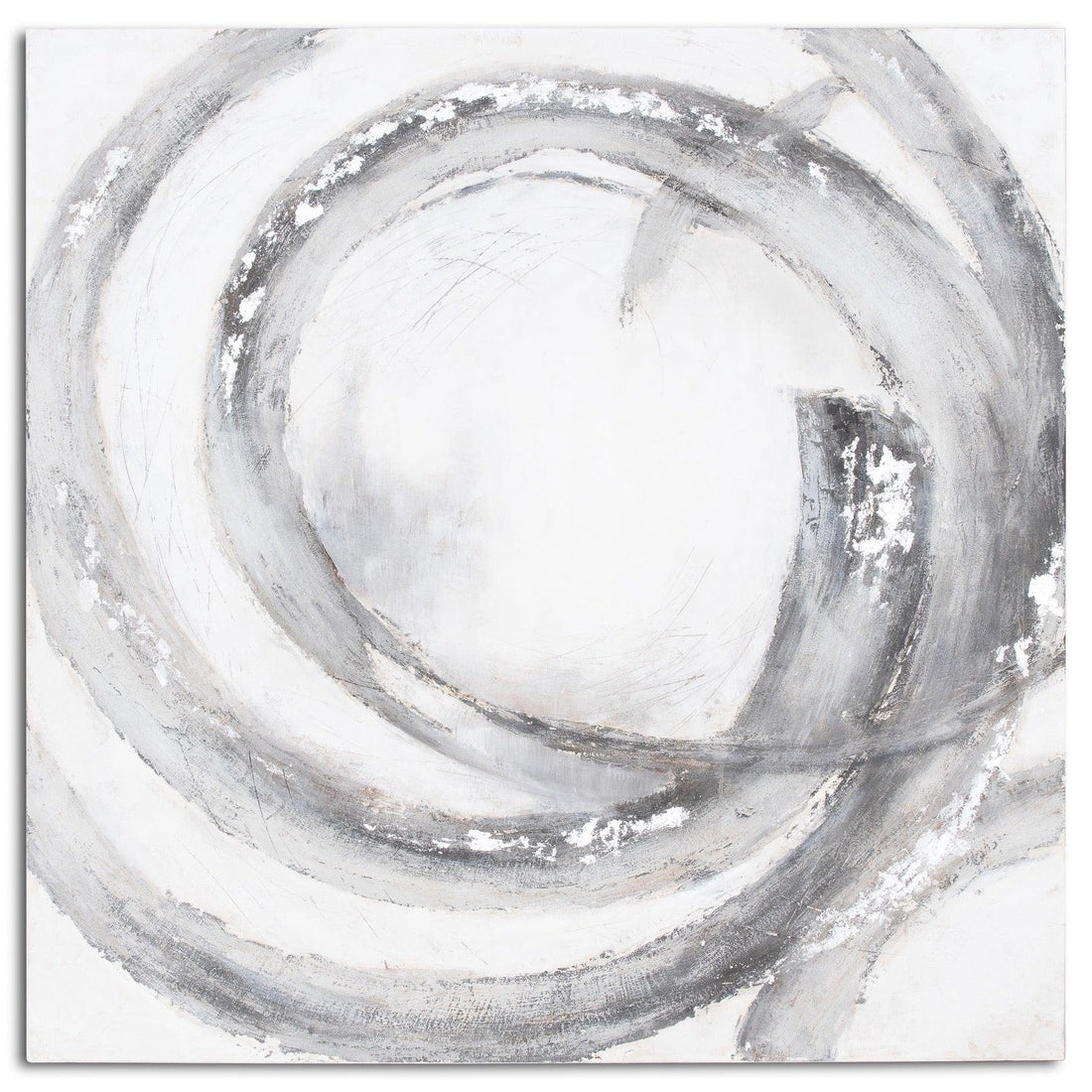 Galaxy Silver And Grey Hand Painted Canvas - £454.95 - Art & Printed Products > Handpainted Art > Hottest Deals 