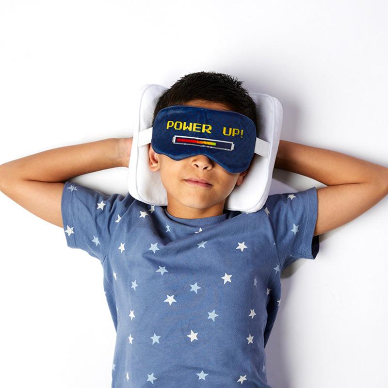 Game Over Relaxeazzz Plush Round Travel Pillow & Eye Mask Set - £13.99 - Travel Pillow Eye Mask Set 