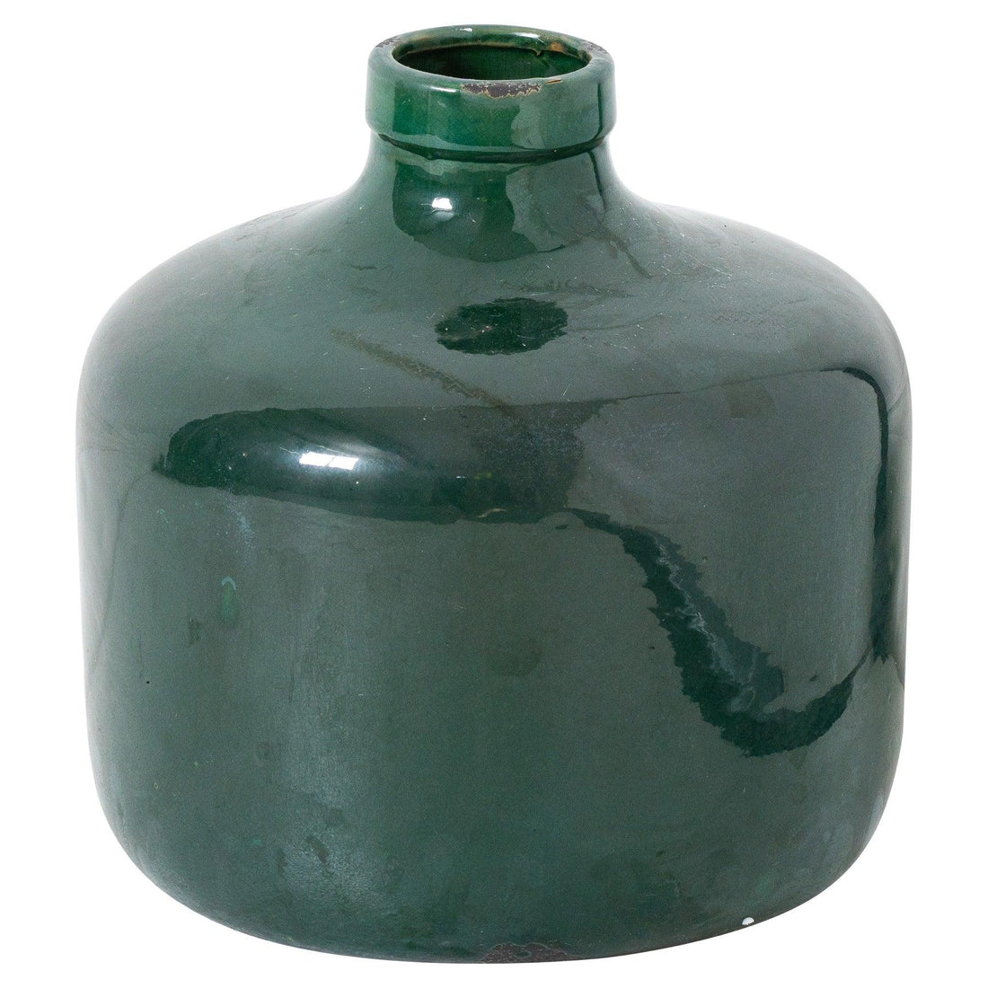 Garda Emerald Glazed Chive Vase - £64.95 - Gifts & Accessories > Vases > Ornaments 
