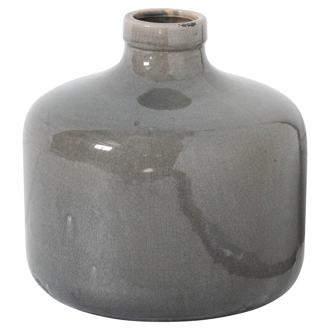 Garda Grey Glazed Chive Vase - £64.95 - Gifts & Accessories > Vases > Ornaments 
