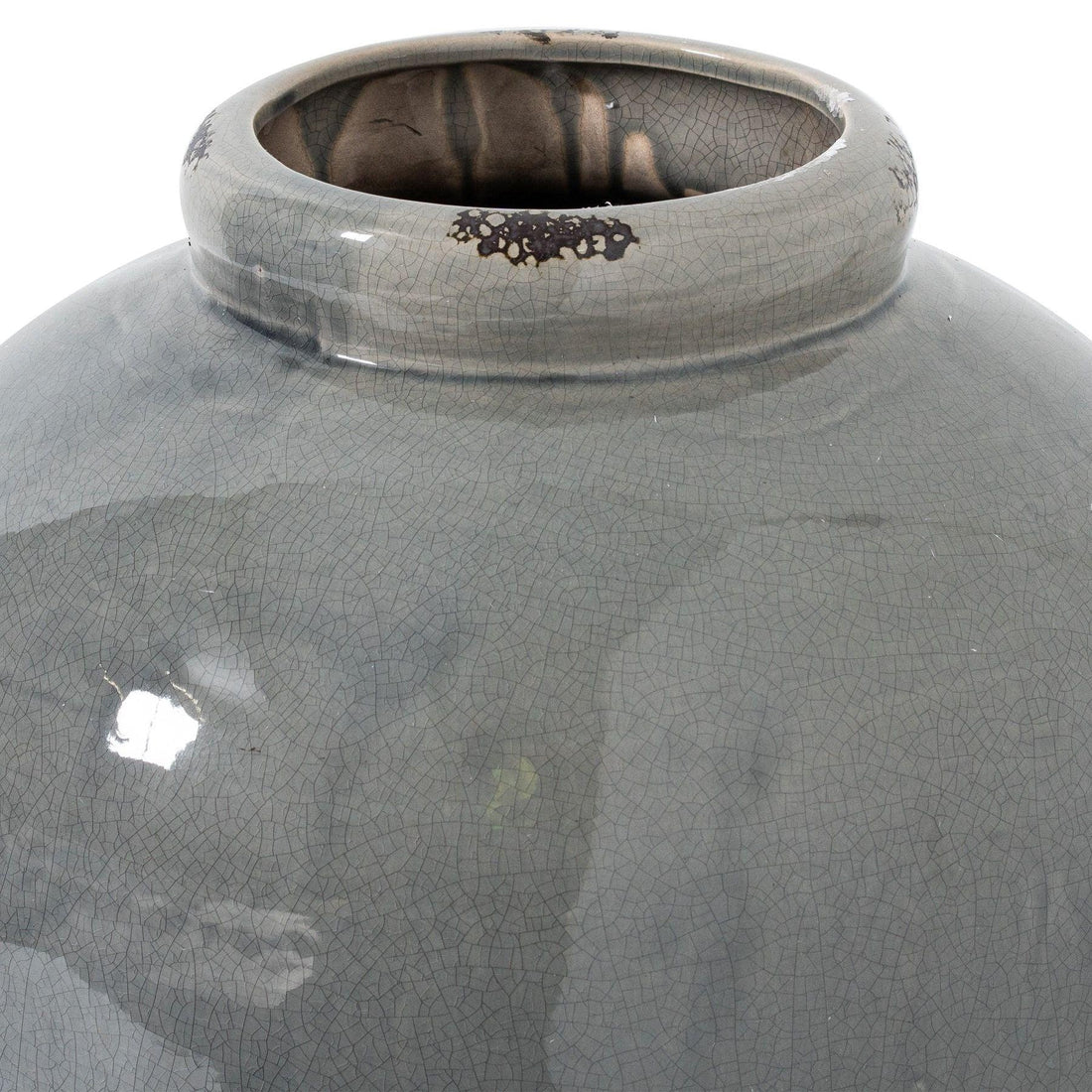 Garda Grey Glazed Tall Juniper Vase - £239.95 - Gifts & Accessories > Vases > Ornaments 