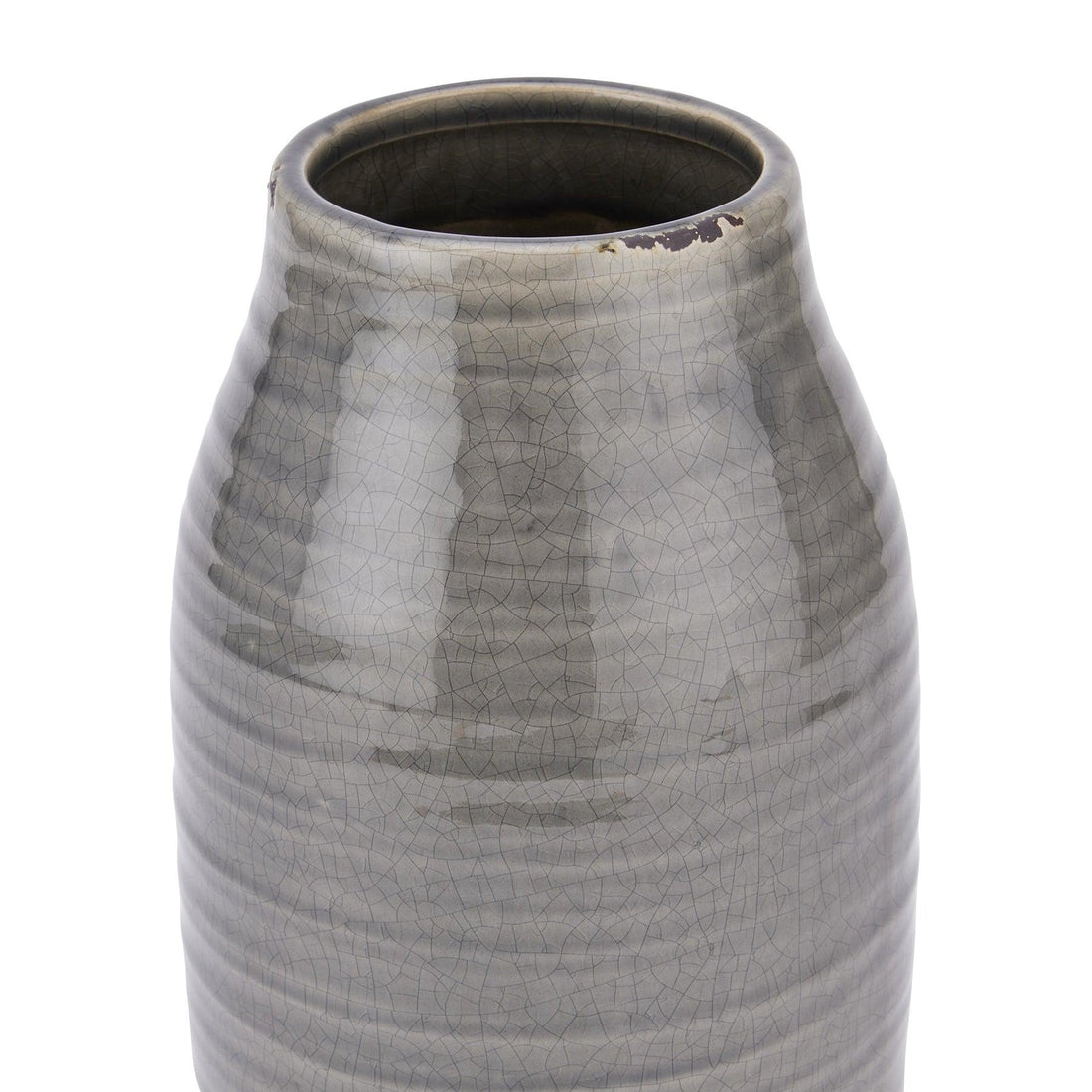 Garda Grey Stefanie Vase - £34.95 - Gifts & Accessories > Vases 
