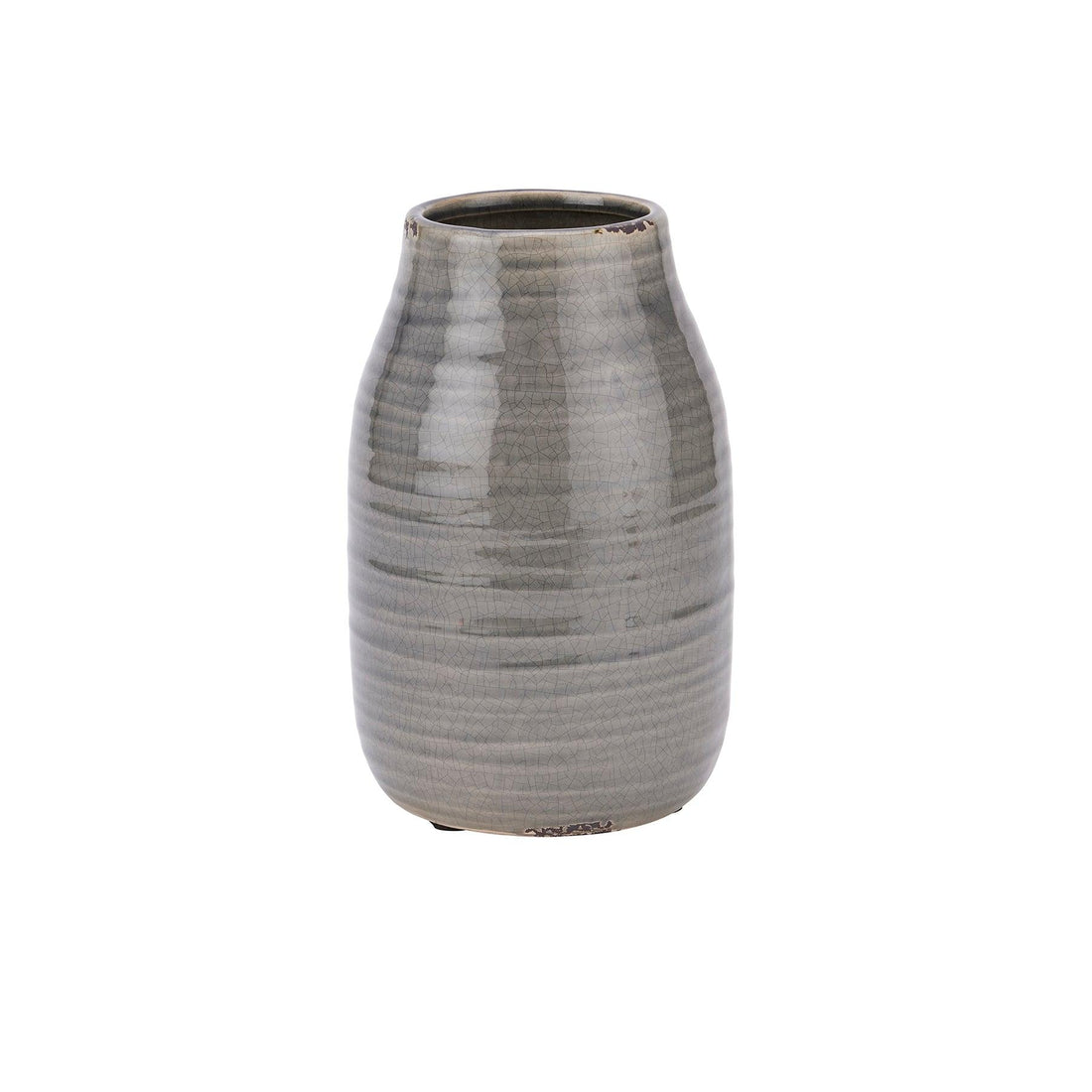 Garda Grey Stefanie Vase - £34.95 - Gifts & Accessories > Vases 